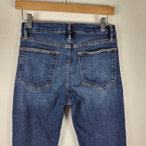 Frame Le High Straight Cuffed High Waist Jeans Ardmore - Picture 8 of 10